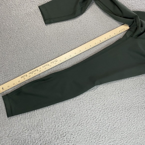 Lululemon Wunder Under SmoothCover HR Tight 25" size 4 Green Leggings Yoga Gym - Picture 8 of 10